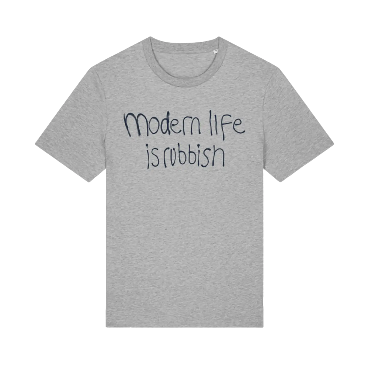 Modern Life Is Rubbish Logo T-shirt Grey