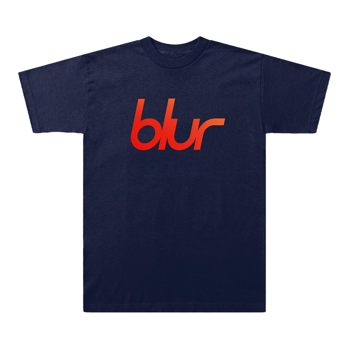 Blur Logo Navy T-Shirt | Blur Official Store